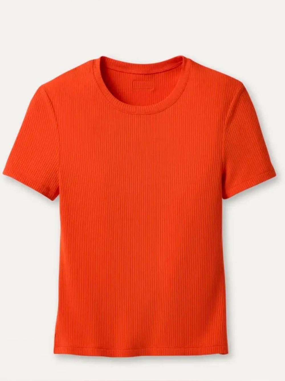 Ugg Women's Miriam Ribbed baby tee - Lobster color